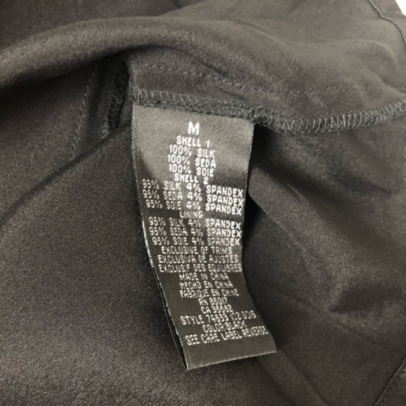 BEBE Dress Embellished Beaded Double V Mini LBD - Picture 8 of 8